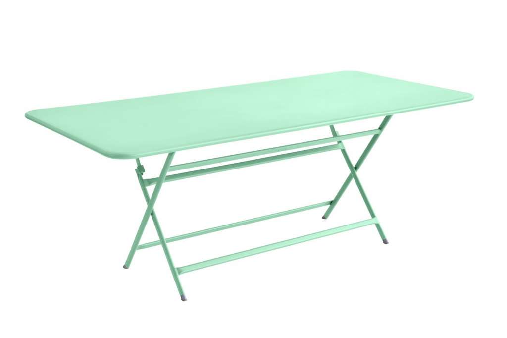 Fermob - CARACTÈRE Klapptisch - 83 Opalgrün - 190 x 90 cm - outdoor