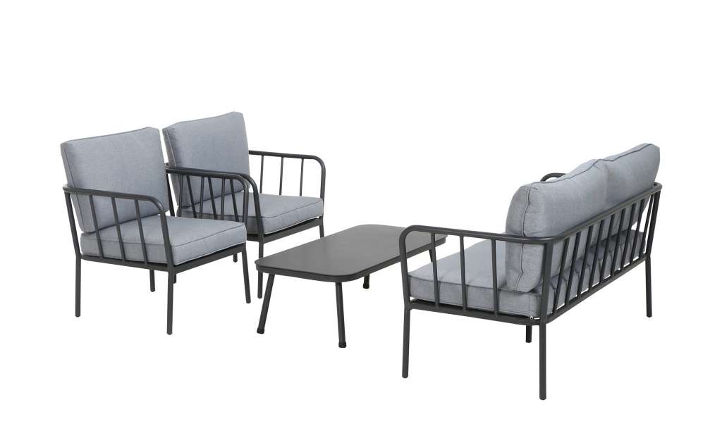 Lounge-Set  Casita ¦ grau Garten > Gartenmöbel > Gartenmöbel Sets - Höffner