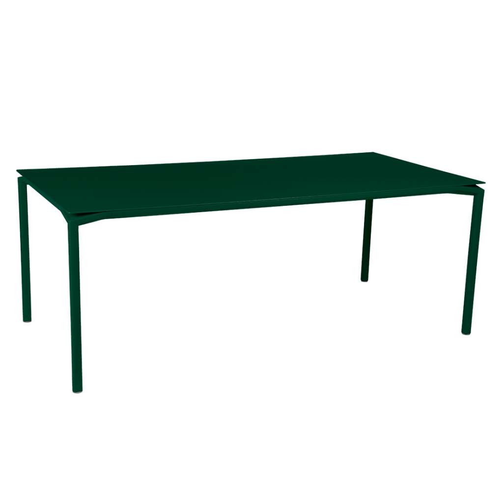 Fermob - CALVI Tisch 195 x 95 cm - 02 Zederngrün - outdoor