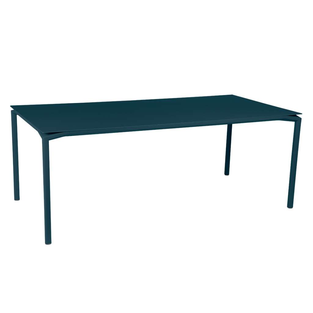 Fermob - CALVI Tisch 195 x 95 cm - 21 Acapulcoblau - outdoor