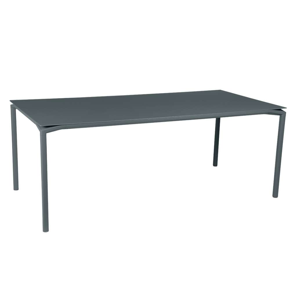 Fermob - CALVI Tisch 195 x 95 cm - 26 Gewittergrau - outdoor