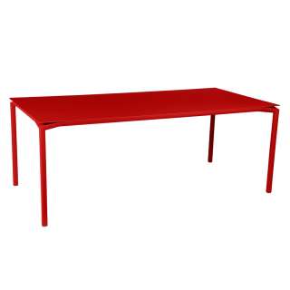 Fermob - CALVI Tisch 195 x 95 cm - 67 Mohnrot - outdoor