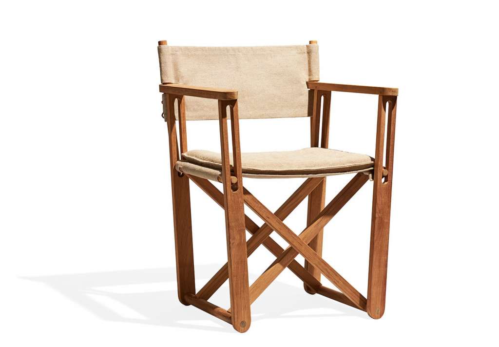 Skargaarden - Kryss Lounge Stuhl - Tuch - beige - outdoor