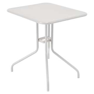 Fermob - Pétale Tisch - 38 Metallgrau satiniert - 60 x 70 cm - outdoor