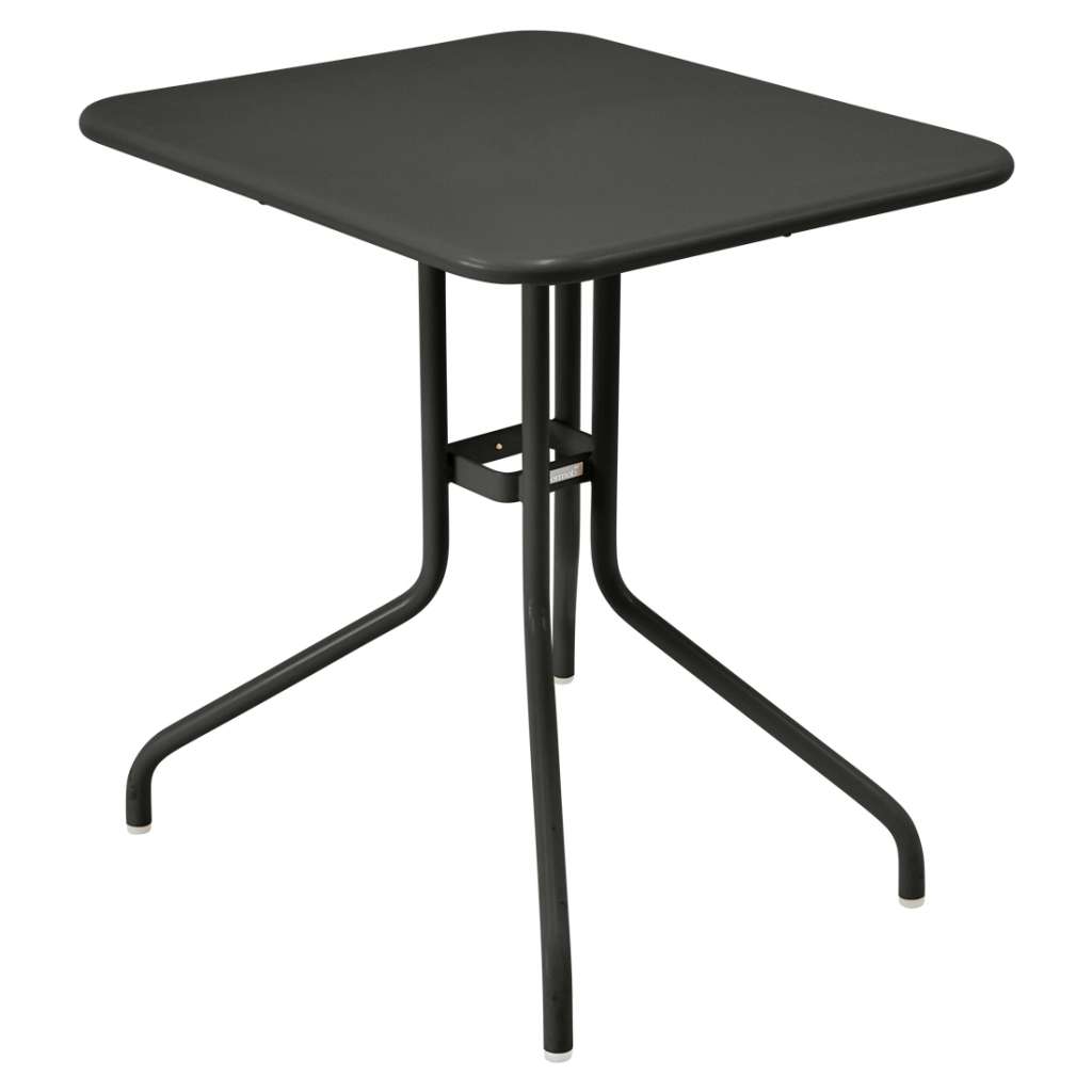 Fermob - Pétale Tisch - 42 Lakritze matt - 60 x 70 cm - outdoor