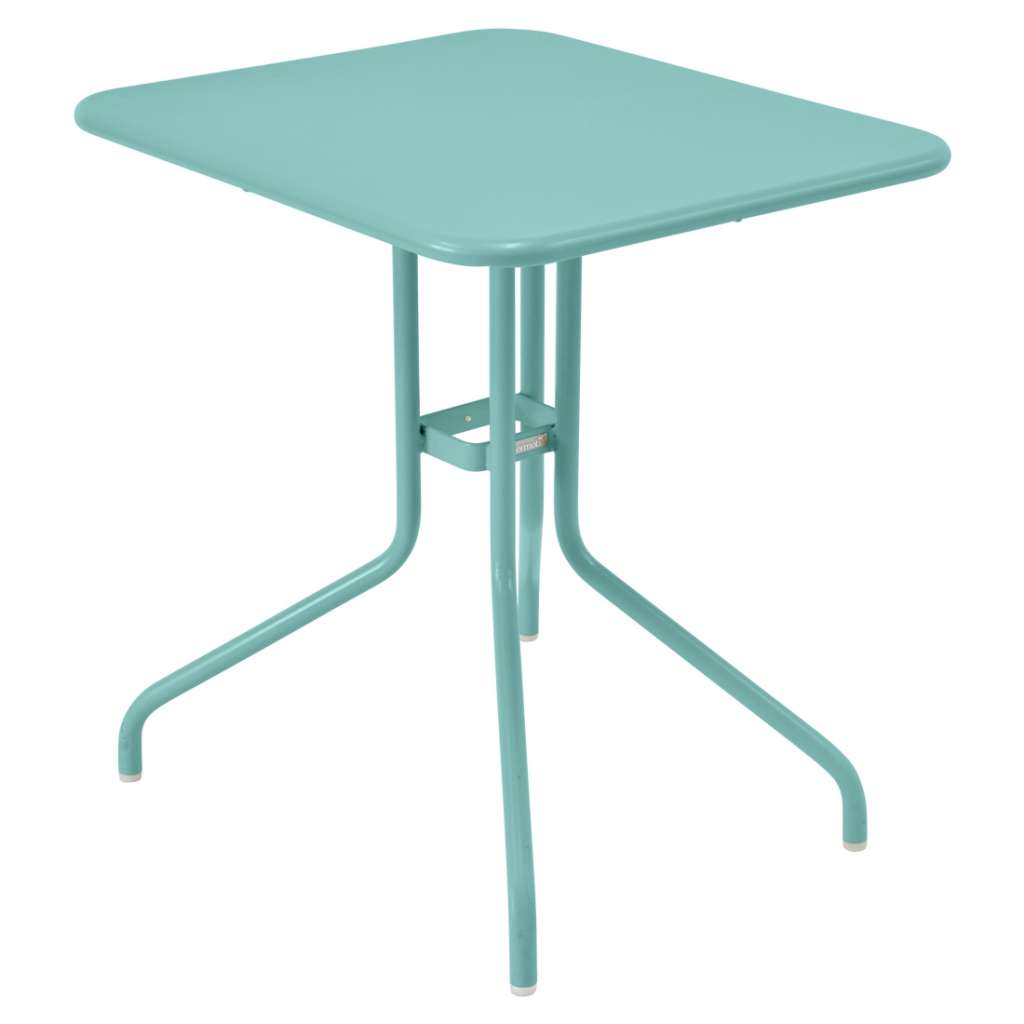 Fermob - Pétale Tisch - 46 Lagunenblau satiniert - 60 x 70 cm - outdoor