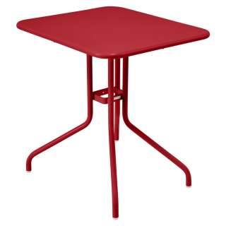 Fermob - Pétale Tisch - 67 Mohnrot - 60 x 70 cm - outdoor