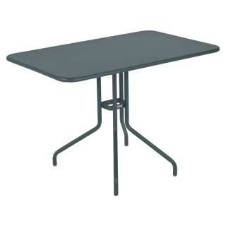 Fermob - Pétale Tisch - 26 Gewittergrau matt - 110 x 70 cm - outdoor