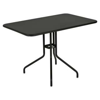 Fermob - Pétale Tisch - 42 Lakritze matt - 110 x 70 cm - outdoor