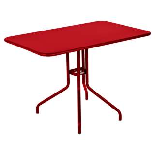 Fermob - Pétale Tisch - 67 Mohnrot - 110 x 70 cm - outdoor