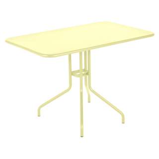 Fermob - Pétale Tisch - A6 Zitronensorbet - 110 x 70 cm - outdoor