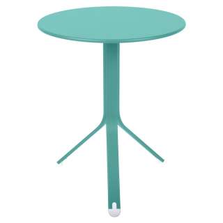 Fermob - Rest´O Tisch rund - 46 Lagunenblau satiniert - outdoor