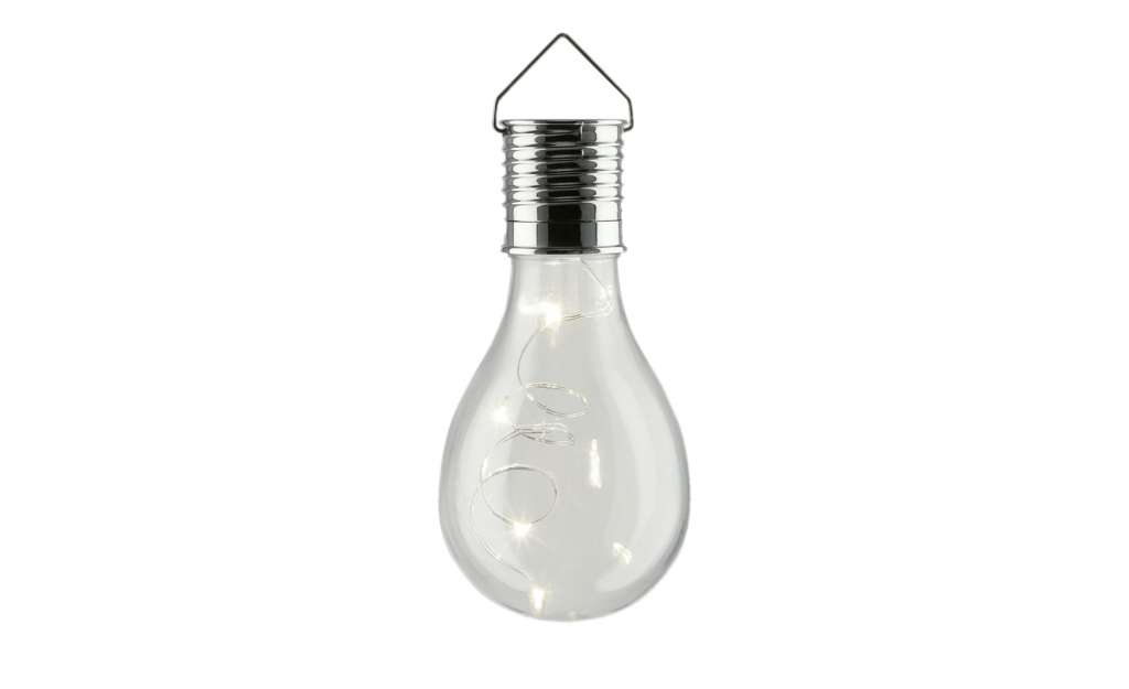 LED Solar Hängebirne ¦ transparent/klarØ: 8 Lampen & Leuchten > LED-Leuchten > LED-Möbelleuchten - Höffner