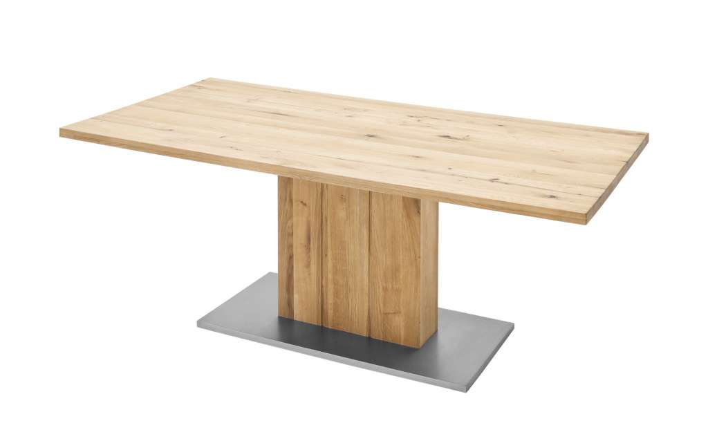 Woodford Säulentisch massiv  Ateno ¦ holzfarben Tische > Esstische > Esstische massiv - Höffner