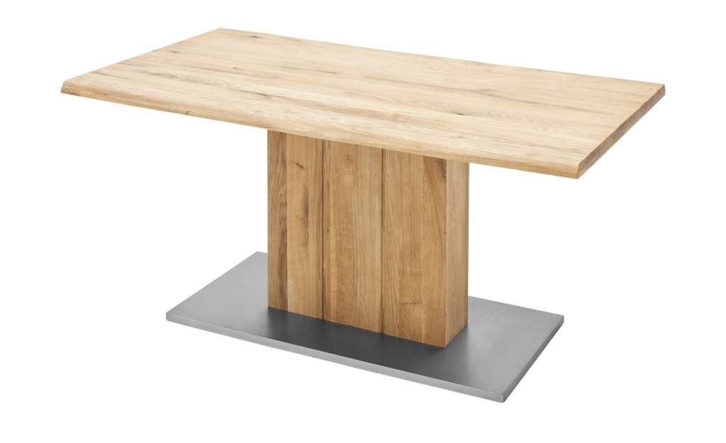 Woodford Säulentisch massiv  Ateno ¦ holzfarben Tische > Esstische > Esstische massiv - Höffner