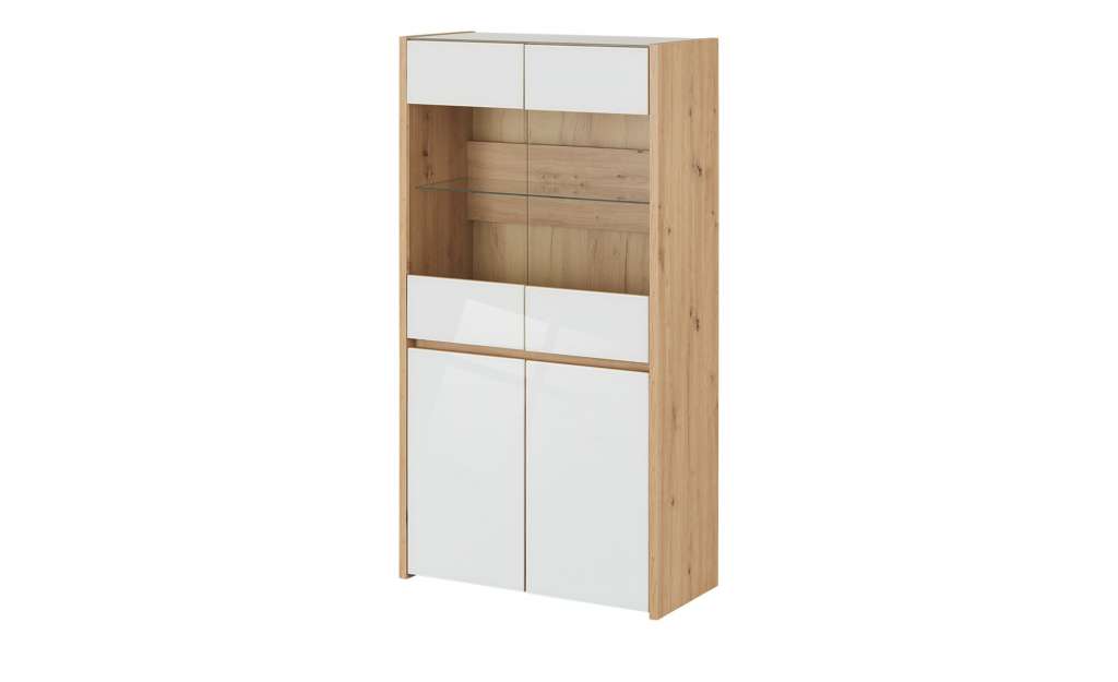 Highboard  Vetros ¦ weiß Kommoden & Sideboards > Highboards - Höffner