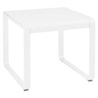 Fermob - BELLEVIE Halbhoher Tisch - 01 Baumwollweiss matt - 74 x 80 cm - outdoor