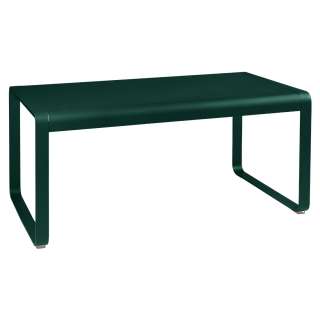 Fermob - BELLEVIE Halbhoher Tisch - 02 Zederngrün matt - 140 x 80 cm - outdoor