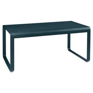Fermob - BELLEVIE Halbhoher Tisch - 21 Acapulcoblau - 140 x 80 cm - outdoor