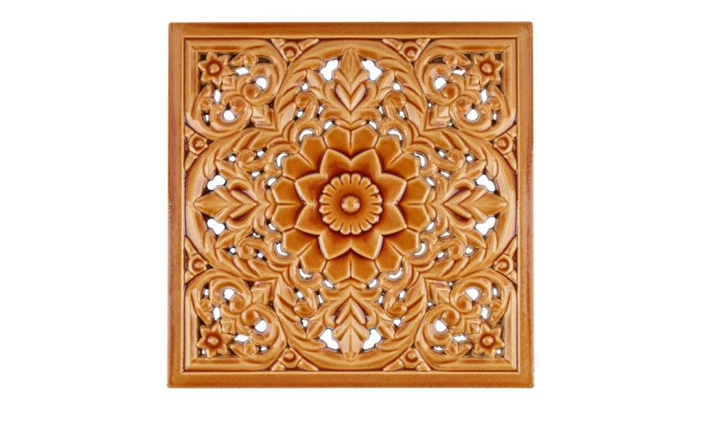 Wanddekopanel ¦ orange ¦ MDF Dekoration > Dekoartikel - Höffner