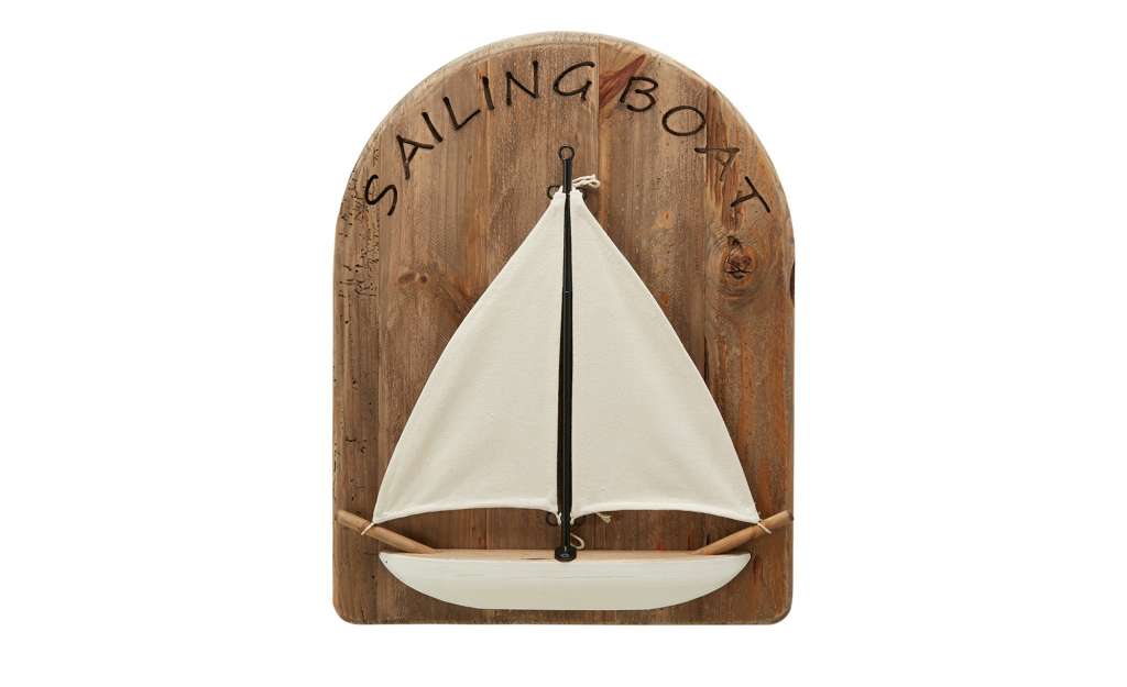 Wandbild Segelboot ¦ holzfarbenØ: 43 Dekoration > Bilder & Schilder - Höffner