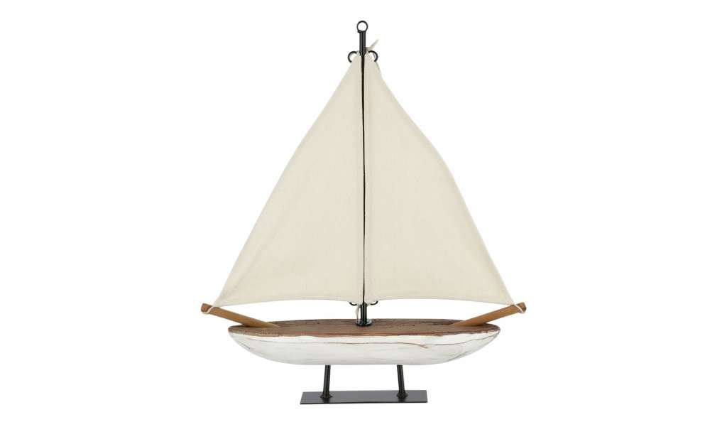 Deko Segelboot ¦ creme ¦ Holz, Baumwolle, MetallØ: 43 Dekoration > Dekoartikel - Höffner