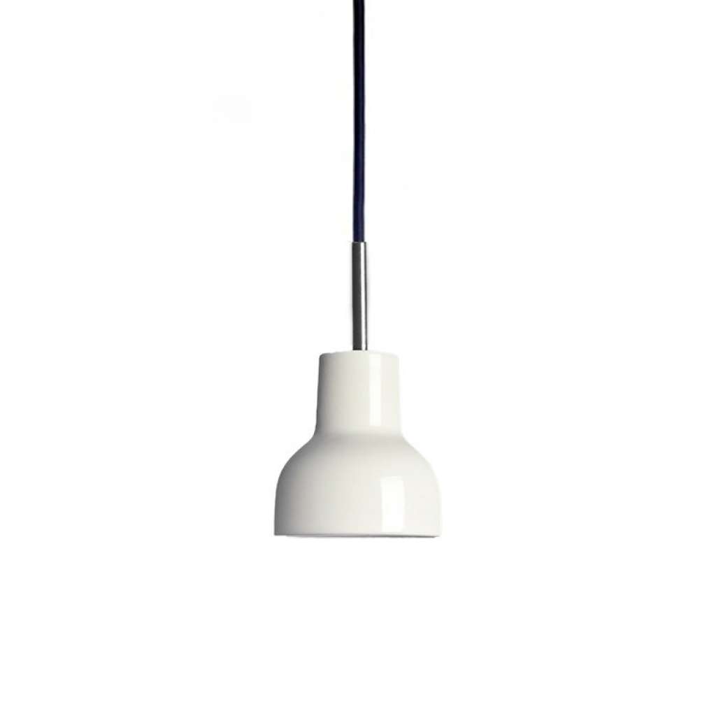 Made By Hand - Porcelight P11 Hängeleuchte - Kabelfarbe schwarz - Baldachin schwarz - indoor