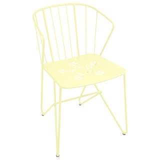 Fermob - Flower Stuhl perforiert - A6 Zitronensorbet - outdoor