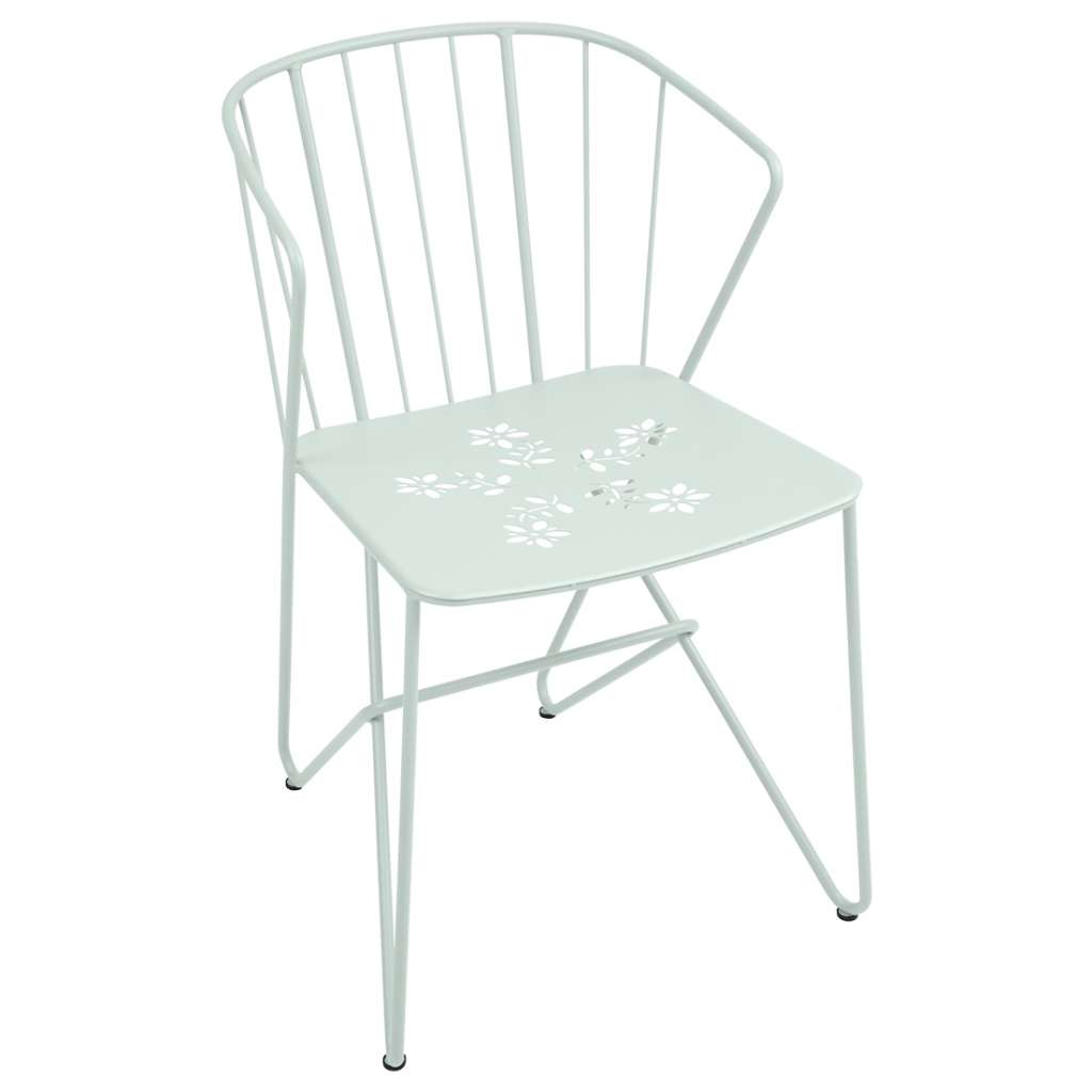 Fermob - Flower Stuhl perforiert - A7 Gletscherminze - outdoor