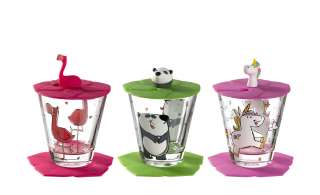 LEONARDO Kinder Trink - Set 9-tlg. Flamingo /Einhorn / Panda  Bambini ¦ GlasØ: 8.5 Gläser & Karaffen > Trinkgläser - Höffner