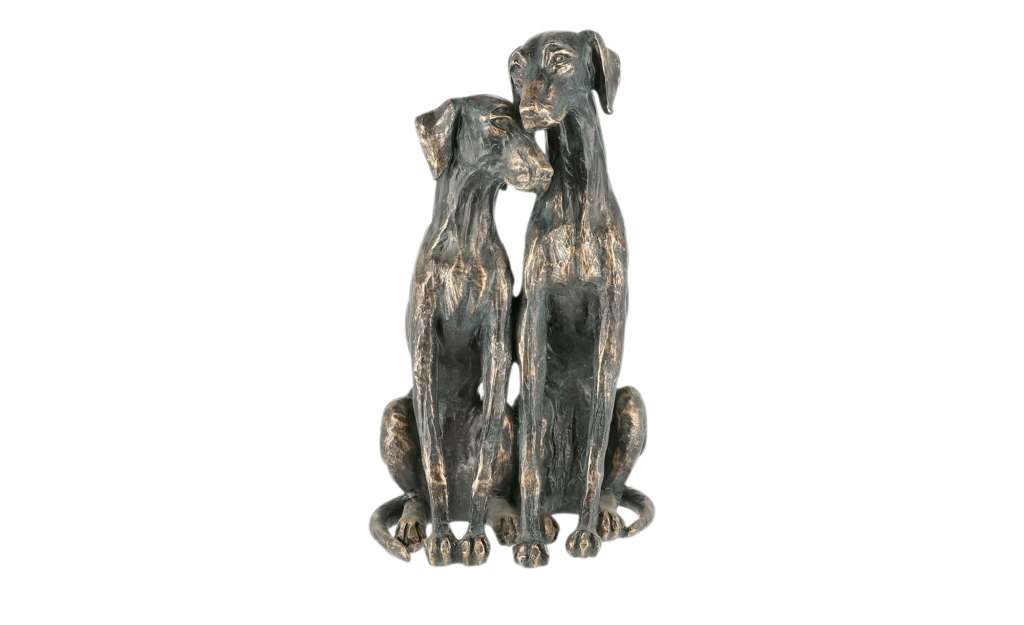Deko Figur  Hundepaar ¦ schwarz ¦ Polyresin (Kunstharz) Dekoration > Dekoartikel - Höffner