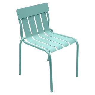 Fermob - STRIPE Stuhl - 46 Lagunenblau - outdoor