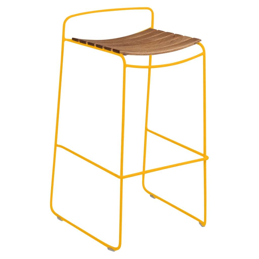 Fermob - SURPRISING Barhocker Teak - 73 Honig - outdoor