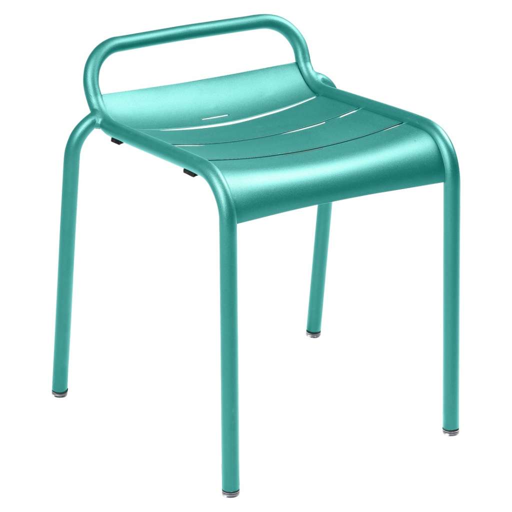 Fermob - LUXEMBOURG Hocker - 46 Lagunenblau - outdoor