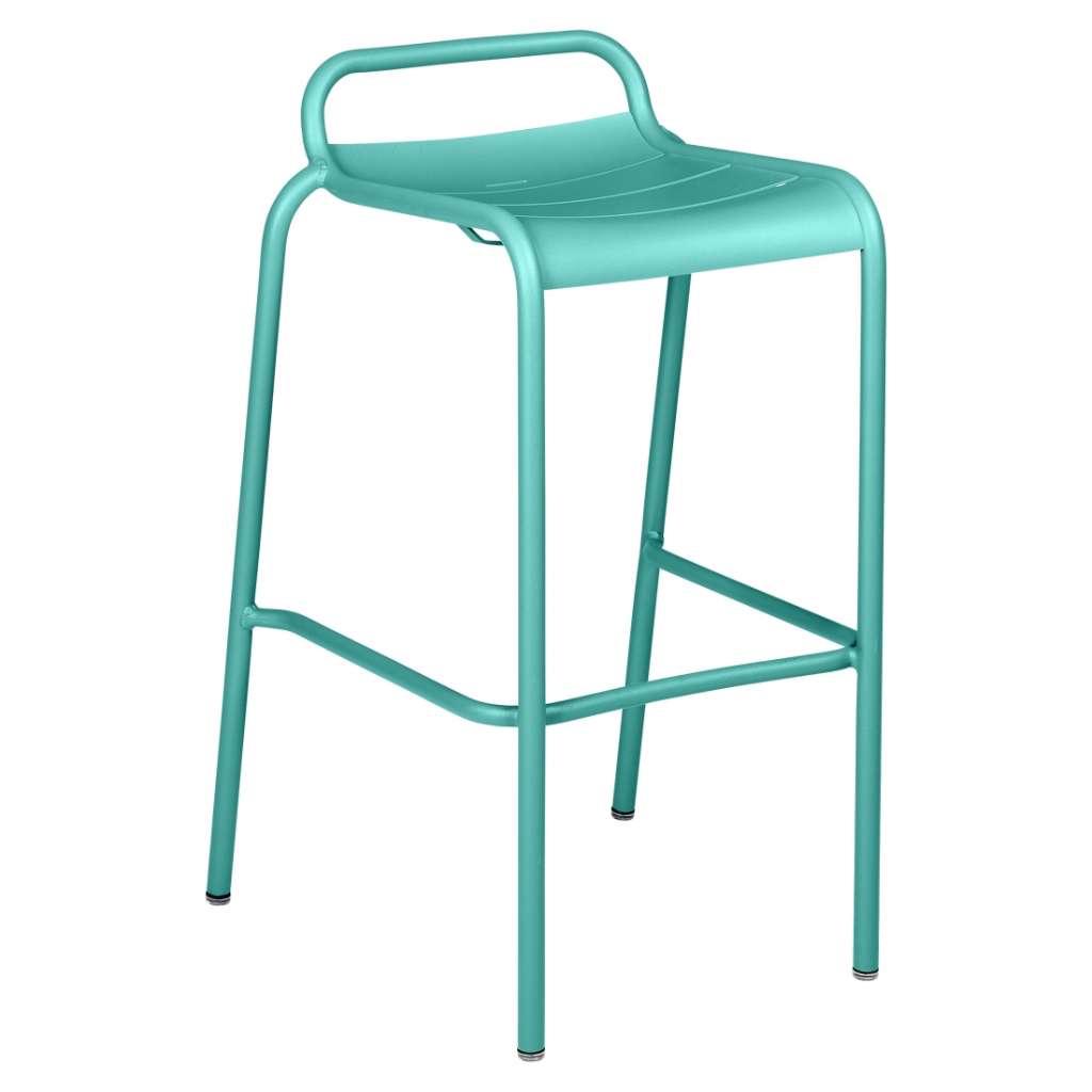 Fermob - LUXEMBOURG Barhocker - 46 Lagunenblau - outdoor