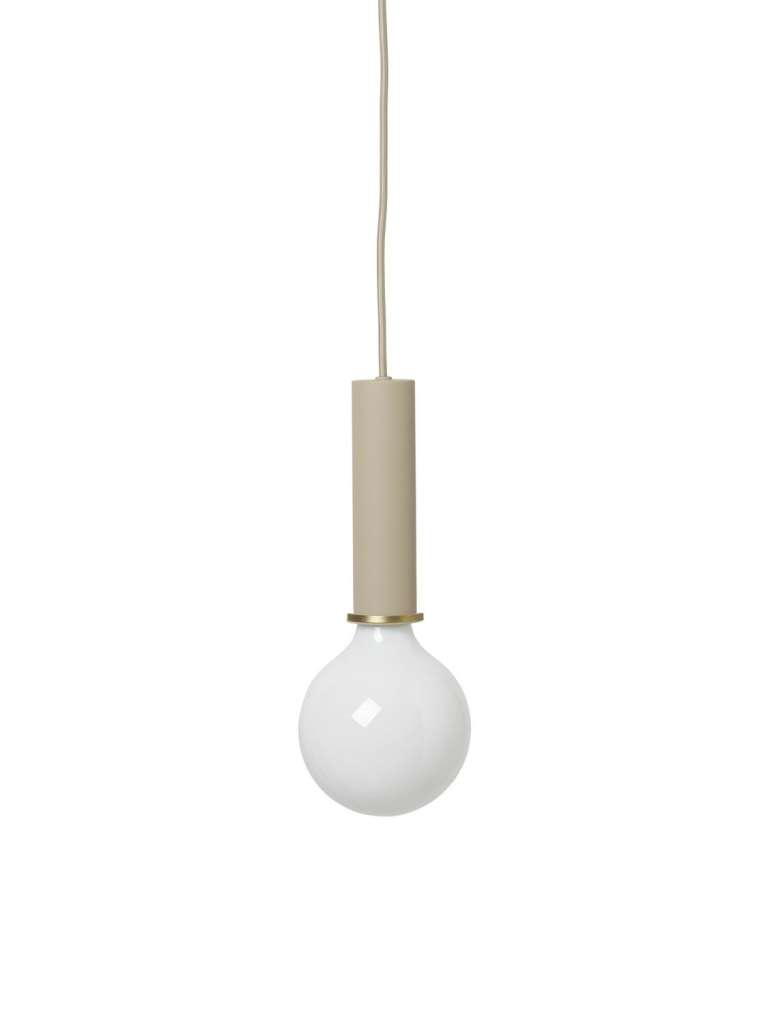 ferm LIVING - Collect Lighting - Socket - hoch - cashmere - indoor