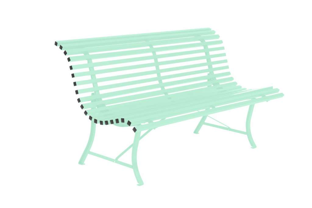 Fermob - LOUISIANE Bank - 83 Opalgrün - S - outdoor