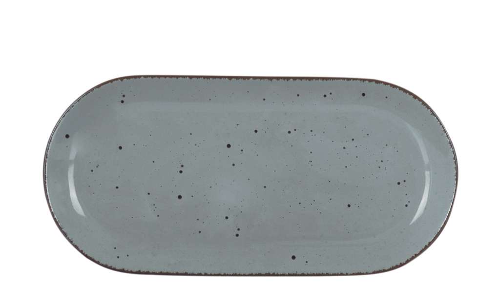 Peill+Putzler Servierplatte, Grau 35,5 cm  Siena ¦ grau ¦ Steinzeug Geschirr > Geschirrsets > weitere Service - Höffner