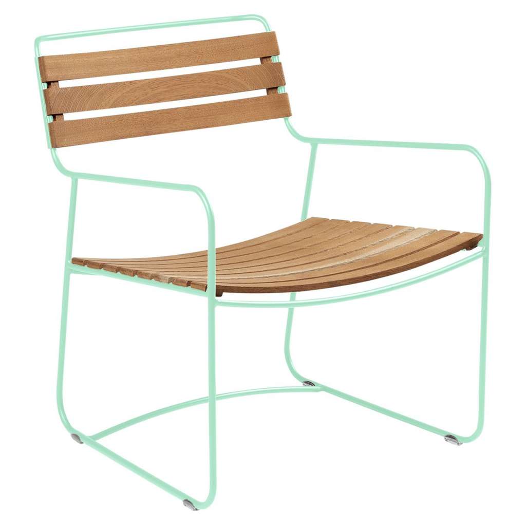 Fermob - SURPRISING Sessel Teak - 83 Opalgrün - outdoor