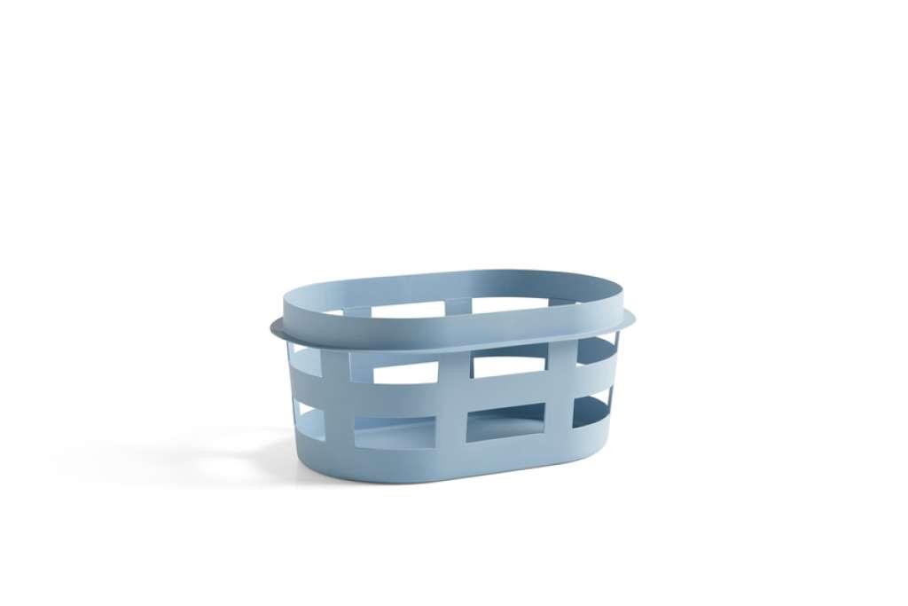 HAY - Laundry Basket Wäschekorb - soft blue - indoor