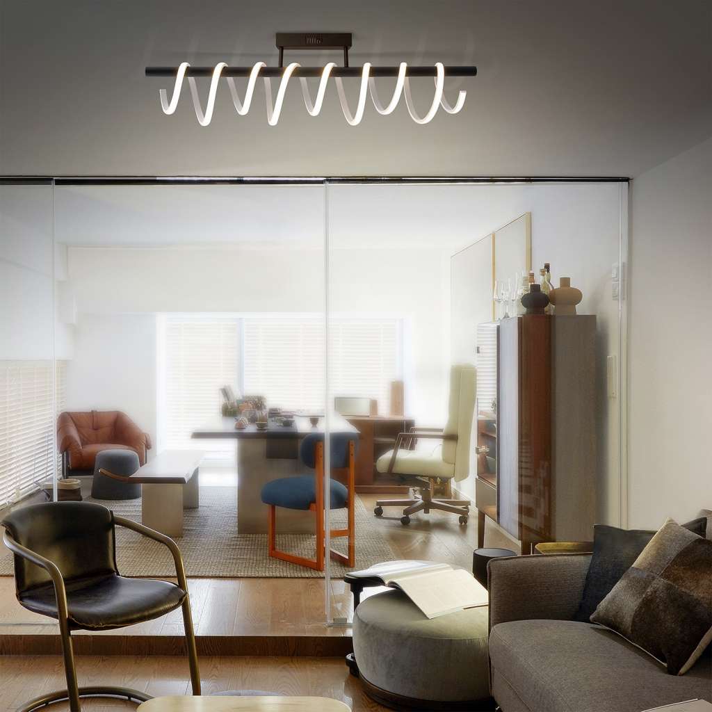 home24 LED-Deckenleuchte Belleza