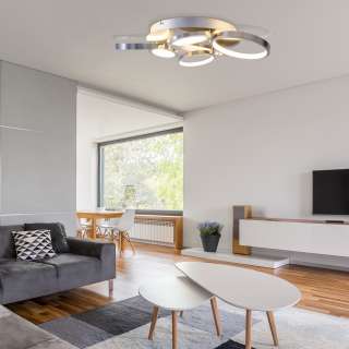 home24 LED-Deckenleuchte Morlaas