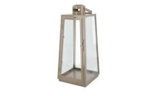 Laterne ¦ braun ¦ Glas , Metall Dekoration > Laternen & Windlichter - Höffner