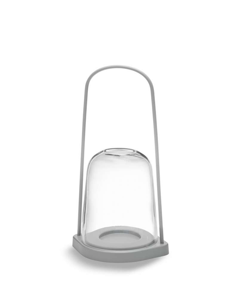 Skagerak - Bell Windlicht - hellgrau - Ø20 cm - indoor