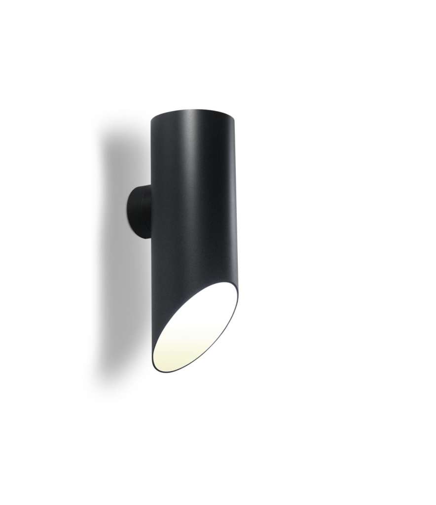 Marset - Elipse Wandleuchte Outdoor - graphitgrau - indoor