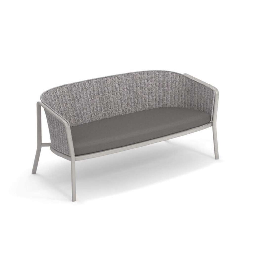 Emu - Carousel 2-Sitzer Sofa - zement / grau - indoor