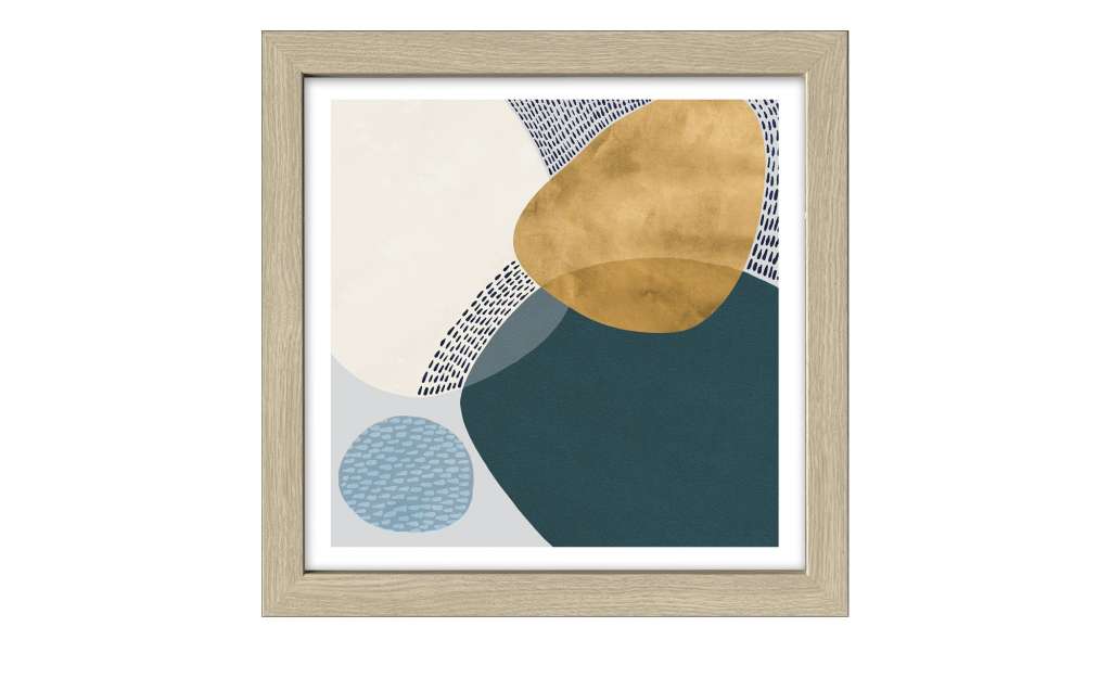 Gerahmtes Bild Scandic  Abstract Shapes V Dekoration > Bilder & Schilder - Höffner