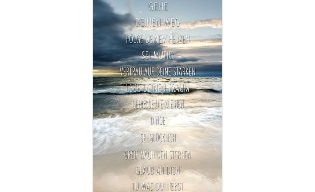 Kunstleinwand  Geh deinen Weg II Dekoration > Bilder & Schilder - Höffner