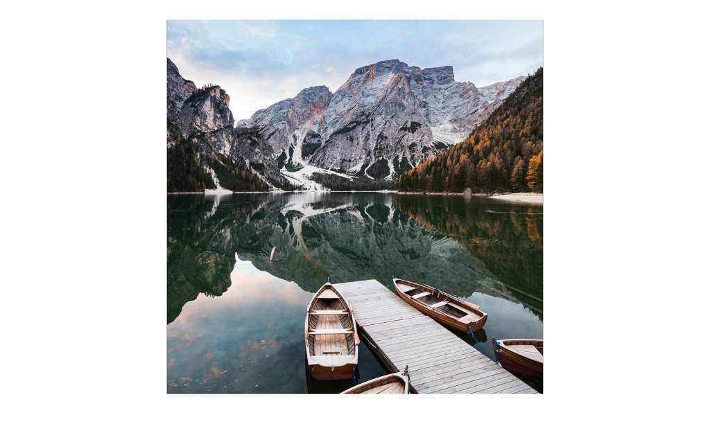 Glasbild 50x50 cm  Wildsee I Dekoration > Bilder & Schilder - Höffner