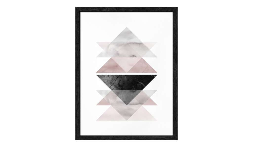 Gerahmtes Bild Slim-Scandic  Geometrical Forms III Dekoration > Bilder & Schilder - Höffner